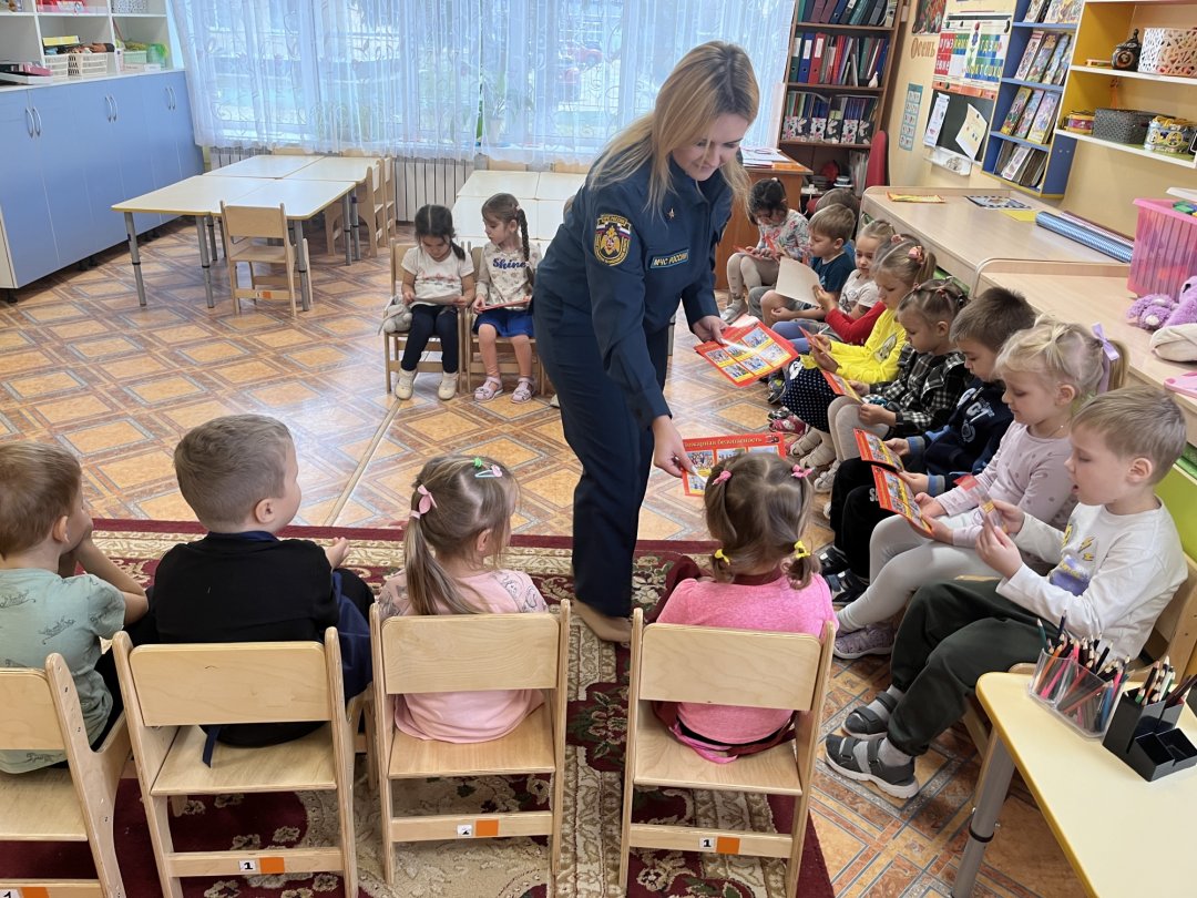 Занятия по пожарной безопасности проводятся в дошкольных учреждениях Ступино